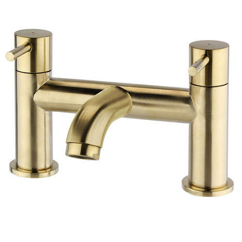 Kartell Ottone Bath Filler Tap (Brushed Brass).