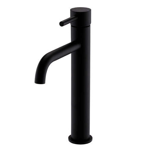 Kartell Nero Tall Basin Mixer Tap (Matt Black).