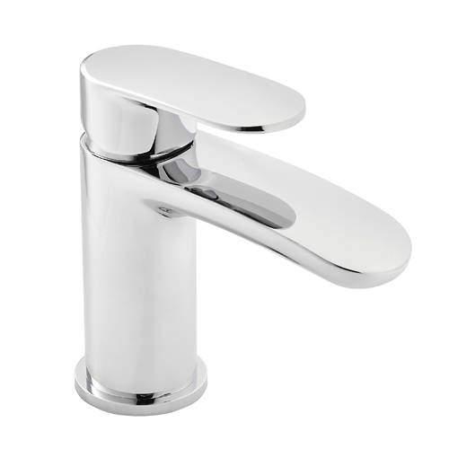Kartell Verve Basin Mixer Tap With Click Clack Waste (Chrome).
