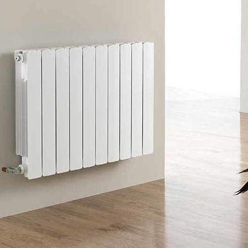 Kartell K-RAD Vermont Aluminium Radiator 640W x 581H mm (White).