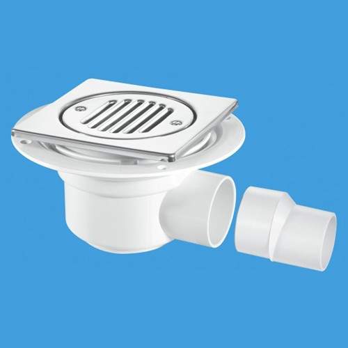 McAlpine Gullies 50mm Shower Trap Gully For Tiled Or Stone Flooring.
