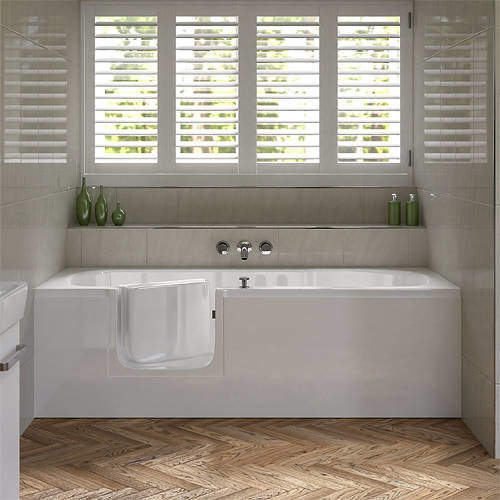 Mantaleda Aventis Walk In Bath With Left Handed Door Entry (Whirlpool).