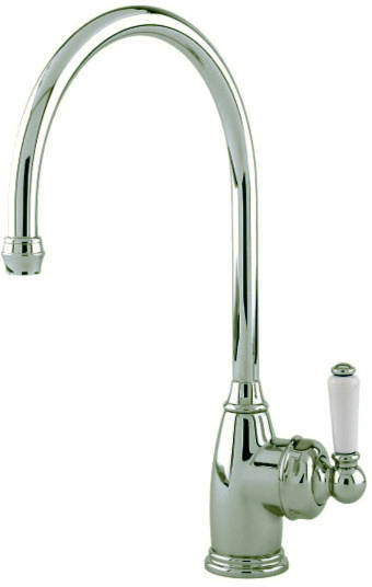 Perrin & Rowe Parthian Kitchen Mixer Tap With Single Lever (Pewter).