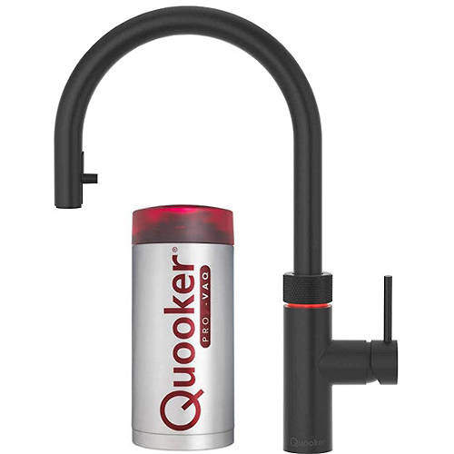 Quooker Flex 3 In 1 Boiling Water Kitchen Tap. PRO3 (Black).