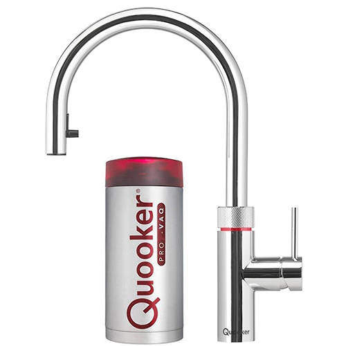 Quooker Flex 3 In 1 Boiling Water Kitchen Tap. PRO7 (Polished Chrome).