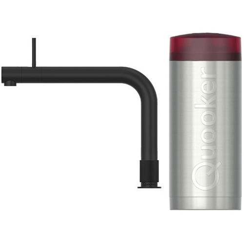 Quooker Front Front Boiling Water Kitchen Tap. COMBI (3-in-1, Black).