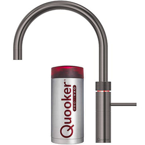 Quooker Fusion Round Boiling Water Kitchen Tap. COMBI (Gunmetal).