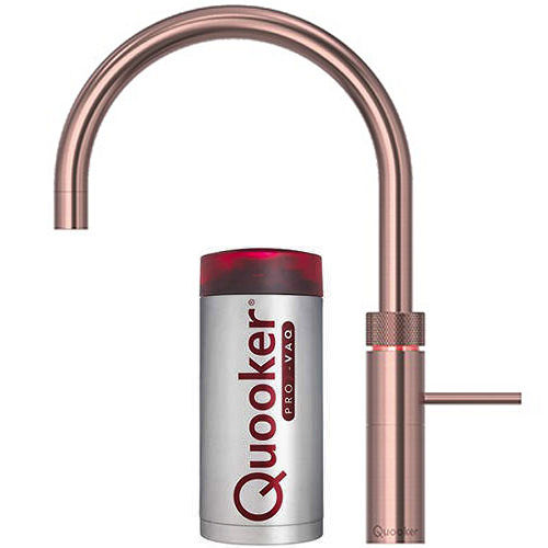 Quooker Fusion Round Boiling Water Kitchen Tap. PRO3 (Rose Copper).