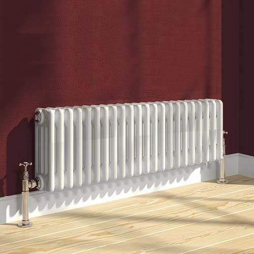 Reina Radiators Colona 4 Column Radiator (White). 300x1370mm.