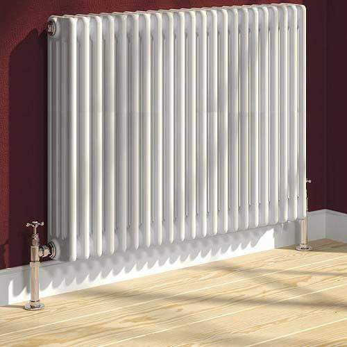 Reina Radiators Colona 4 Column Radiator (White). 600x605mm.