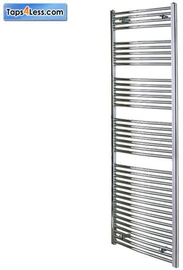 Reina Radiators Diva Flat Towel Radiator (Chrome). 1800x400mm.