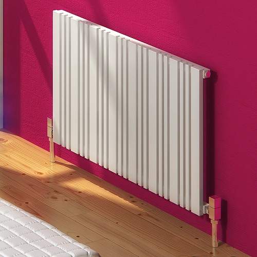 Reina Radiators Bonera Horizontal Radiator (White). 852x550mm.