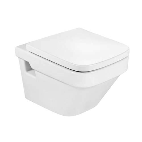 Roca Toilets Dama-N Wall Hung Compact Toilet Pan & Seat.