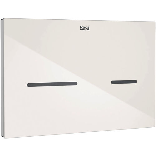 Roca Panels EP3 (DUPLO ONE) - Dual Flush Plate With Sensor (Touchless, Pearl Glass)