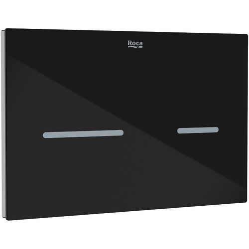 Roca Panels EP3 (DUPLO ONE) - Dual Flush Plate With Sensor (Touchless, Onyx Glass)