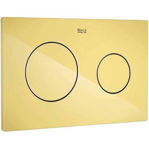 Roca Panels PL10 (DUPLO ONE) - Dual Flush Plate (Gold)
