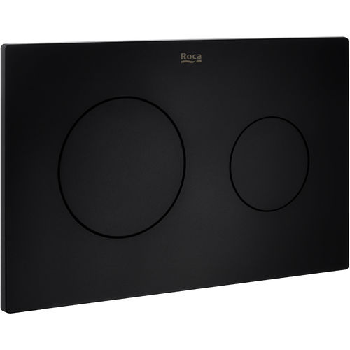 Roca Panels PL10 (DUPLO ONE) - Dual Flush Plate (Matt Black)