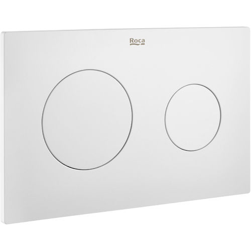 Roca Panels PL10 (DUPLO ONE) - Dual Flush Plate (Matt White)