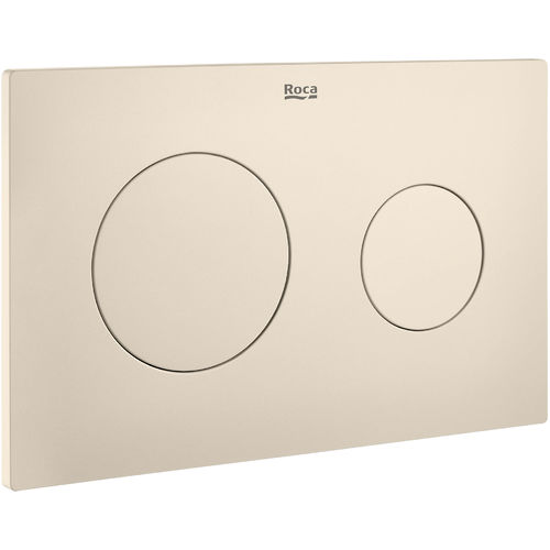 Roca Panels PL10 (DUPLO ONE) - Dual Flush Plate (Beige)
