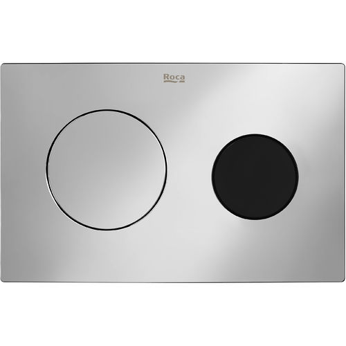 Roca Panels PL10-E (DUPLO ONE) - Dual Flush Plate With Sensor (Touchless, Chrome)