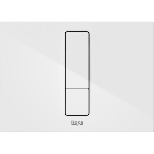 Roca Panels PS4 (DUPLO S) - Dual Flush Plate (White)