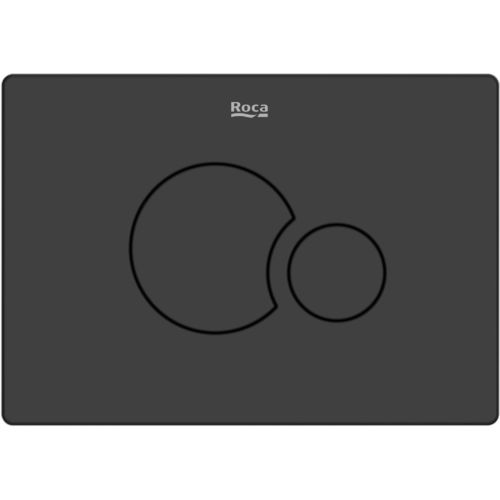 Roca Panels PS5 (DUPLO S) - Dual Flush Plate (Matt Black)