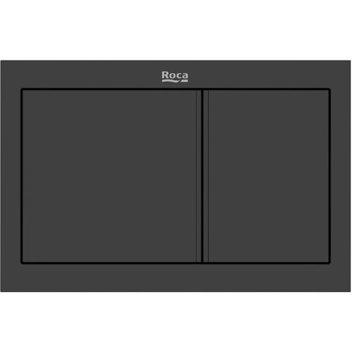 Roca Panels PS1 (DUPLO S) - Dual Flush Plate (Matt Black)
