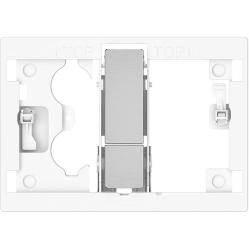 Roca Panels PS4 (DUPLO S) - Dual Flush Buttons Only (Stainless Steel)