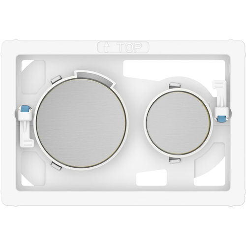 Roca Panels PS3 (DUPLO S) - Dual Flush Buttons Only (Stainless Steel)