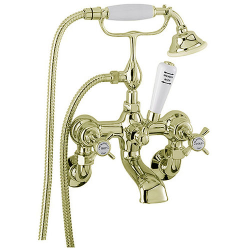 Sagittarius Churchmans Deluxe Wall Mounted BSM Tap With Kit (Gold).