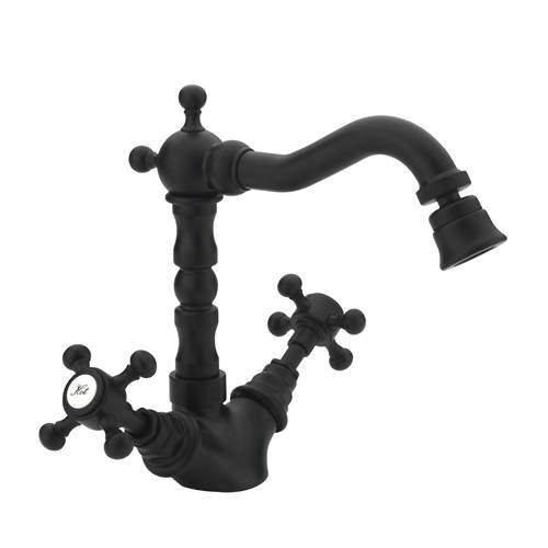 Tre Mercati Allora Bidet Mixer Tap & Waste (Matt Black).