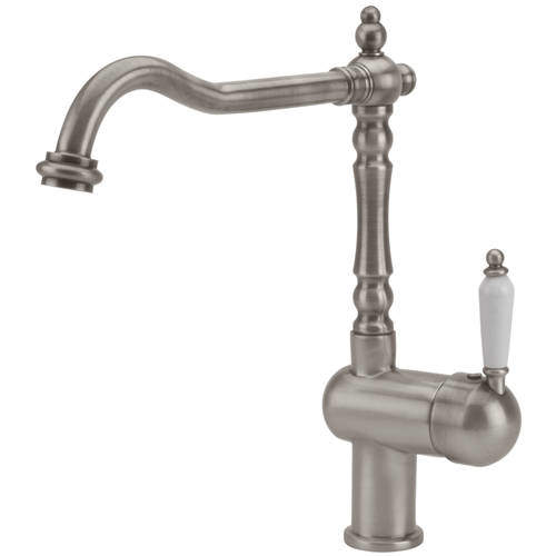 Tre Mercati Kitchen Little Venice Kitchen Tap With Lever Handle (Pewter).