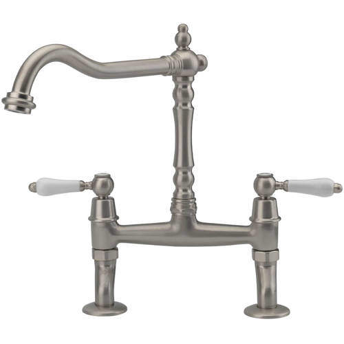 Tre Mercati Kitchen Little Venice Bridge Kitchen Tap (Pewter).