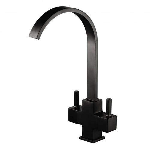 Tre Mercati Winston Mono Sink Mixer Tap (Matt Black).