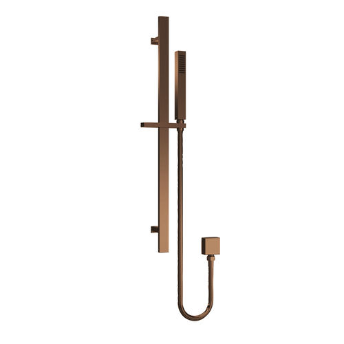 Nuie Showers Rectangular Slide Rail Kit & Wall Outlet (Br Bronze).