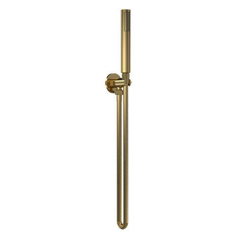 Nuie Showers Shower Handset, Hose & Bracket Outlet (Brushed Brass).