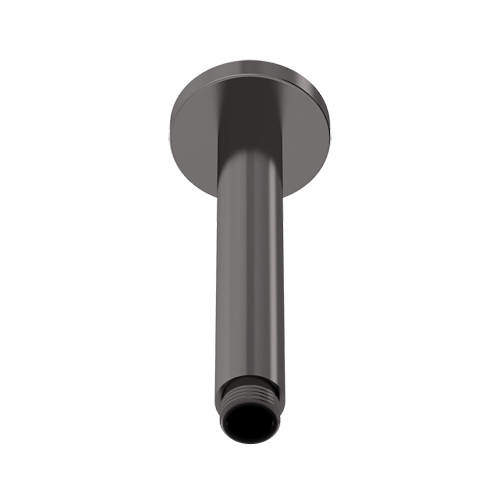 Nuie Showers Ceiling Mounted Round Shower Arm 150mm (Gun Metal).