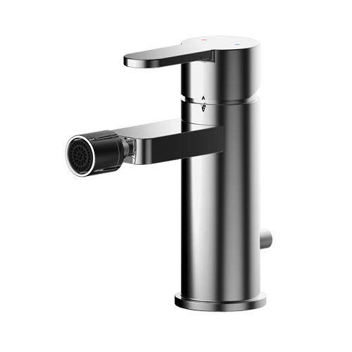 Nuie Arvan Bidet Mixer Tap With Pop Up Waste (Chrome).