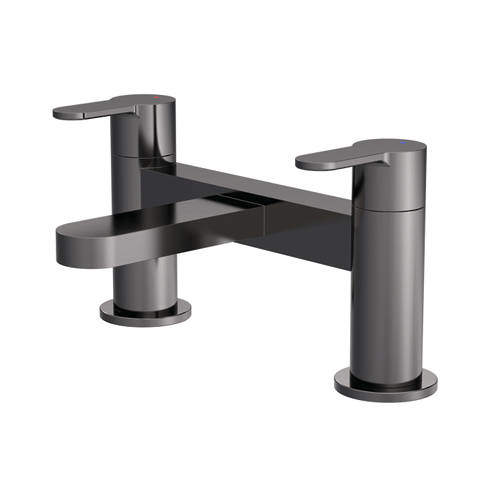 Nuie Arvan Bath Filler Tap (Brushed Gun Metal).