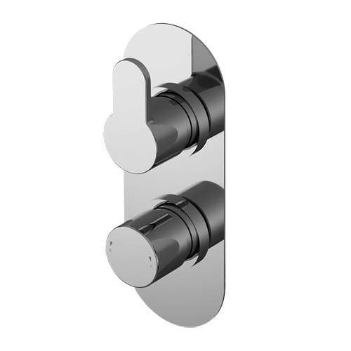 Nuie Arvan Concealed Thermostatic Shower Valve (1 Outlet, Chrome).