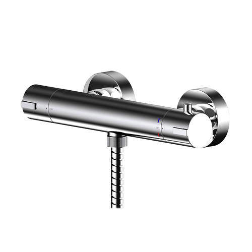 Nuie Binsey Thermostatic Bar Shower Valve (1 Outlet, Chrome).