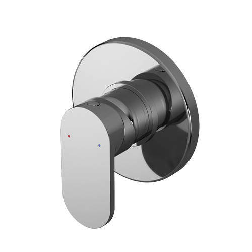 Nuie Binsey Concealed Manual Shower Valve (1 Outlet, Chrome).