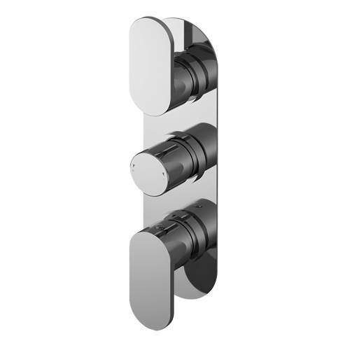 Nuie Binsey Concealed Thermostatic Shower Valve (2 Outlets, Chrome).