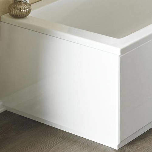 Crown Bath Panels End Bath Panel (High Gloss White, 700mm).