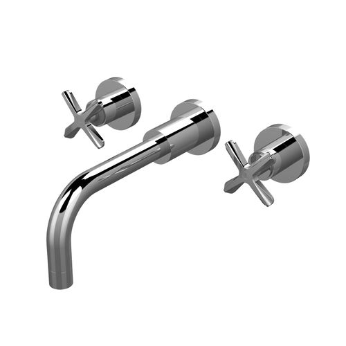Nuie Aztec Wall Mounted Basin Mixer Tap (Chrome).