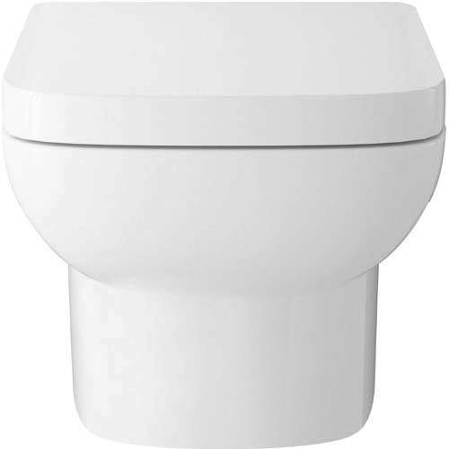 Hudson Reed Ceramics Arlo Wall Hung Toilet Pan & Seat.