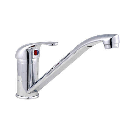 Kitchen D-Type Kitchen Tap With Swivel Spout (Chrome).