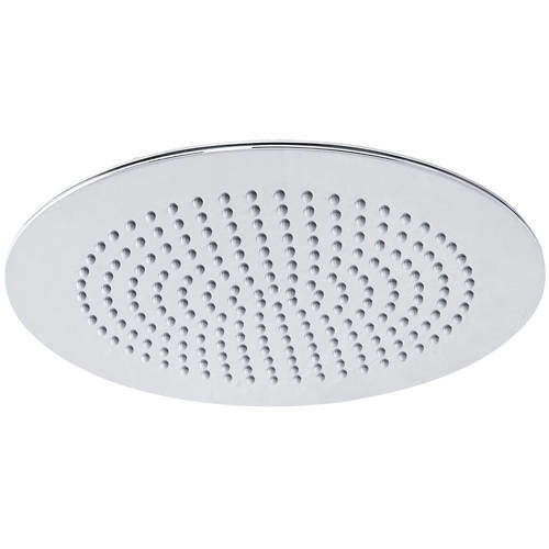 Component Round Shower Head (Chrome). 300mm.