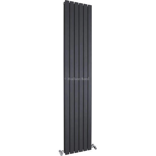 Hudson Reed Radiators Sloane Double Radiator (Anthracite). 354x1800mm.