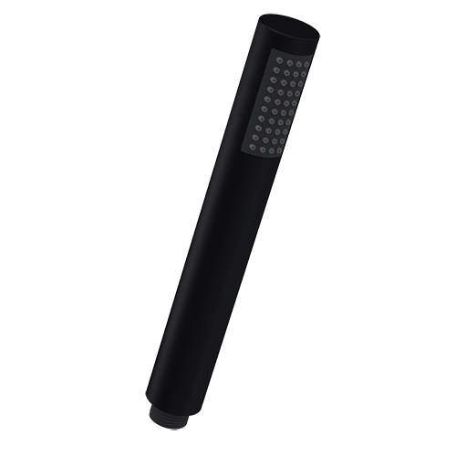 Nuie Showers Round Shower Handset (Matt Black).